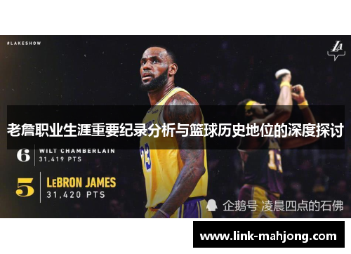 老詹职业生涯重要纪录分析与篮球历史地位的深度探讨